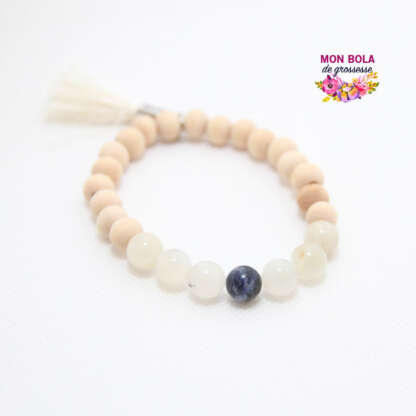 Bracelet allaitement en pierres naturelles